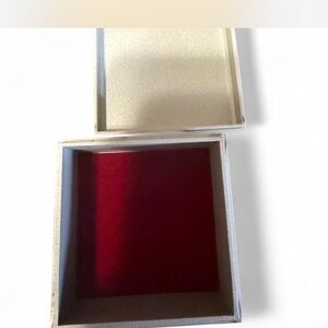 Jewelry Gift Box with Red Velvet Interior